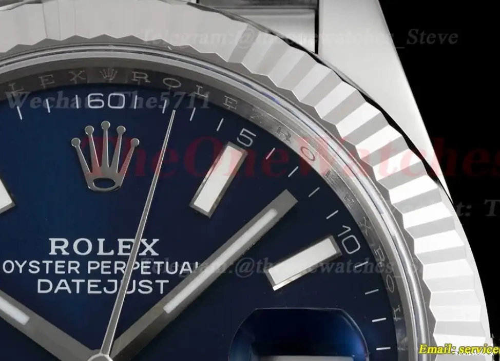 SS Datejust 126334 Blue Jub Flt VSF 904L SS VS3235 41mm Stk 0526